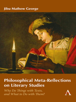 cover image of Philosophical Meta-Reflections on Literary Studies